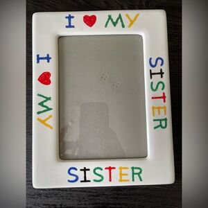 I ❤️ my sister frame